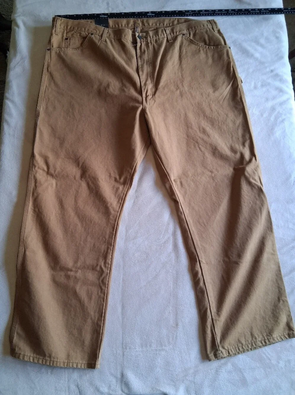 Dickies Men's Tan Straight-Leg Carpenter Pants
